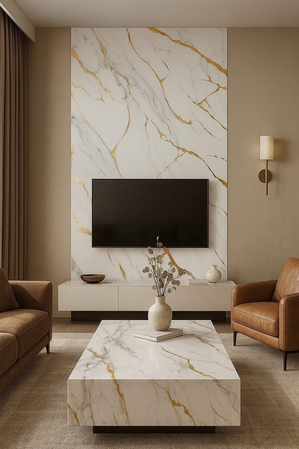 CARRARA GOLD PVC sienų plokštė - Image 7