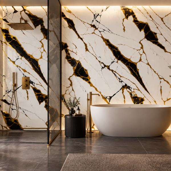 NERO GOLD PVC SIENŲ PLOKŠTĖ