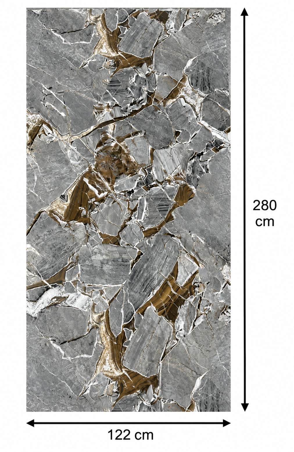 CHAOS BRECCIA BLUE SPC SIENŲ PLOKŠTĖ - Image 2