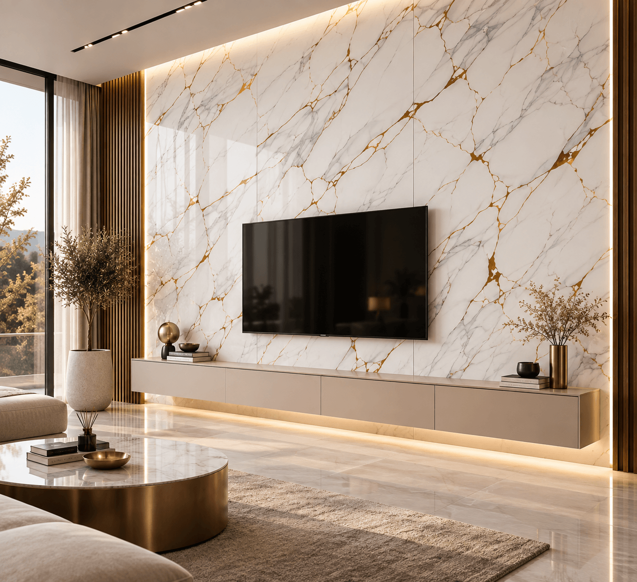 LUNA GOLD PVC SIENŲ PLOKŠTĖS - Image 3